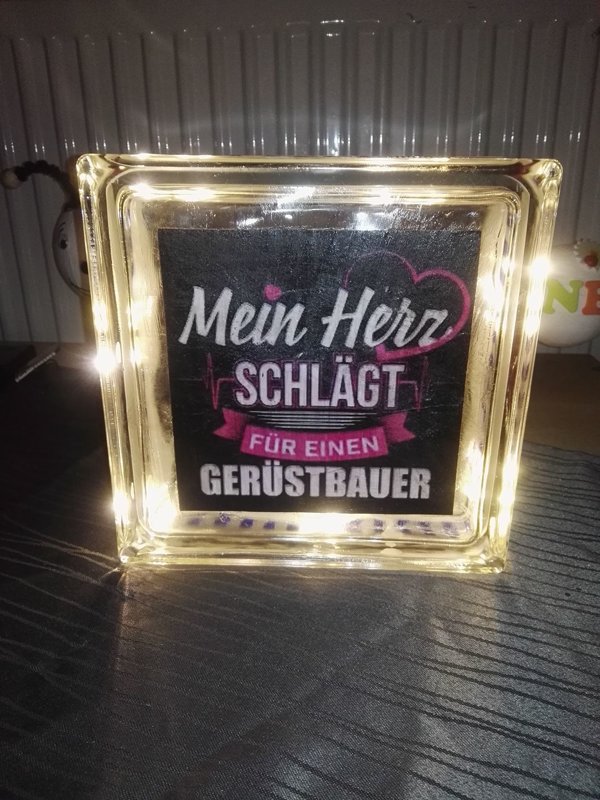 Glasbaustein Mit Led Beleuchtung Inkl Wunschmotiv Lampen Glasbaustein Mit Led Beleuchtung Inkl Wunschmotiv In Den Warenkorb 25 00